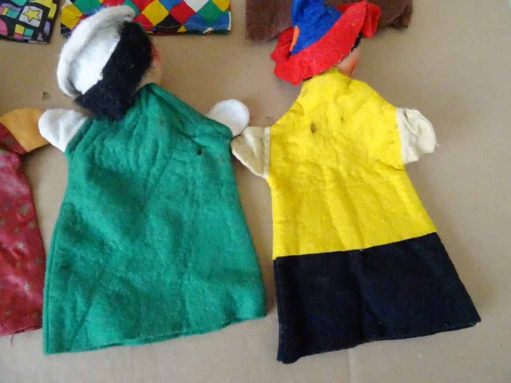 Collectie poppenkastpoppen met houten hoofd - Afbeelding 24