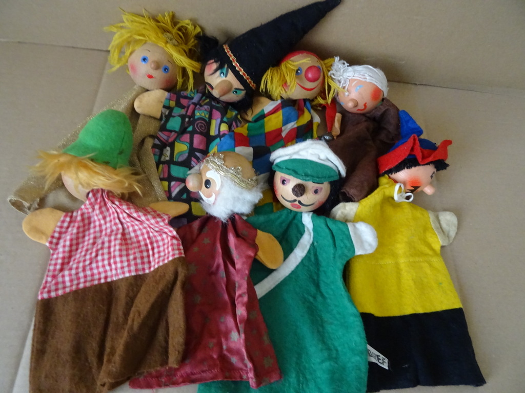 Collectie poppenkastpoppen met houten hoofd - Afbeelding 2