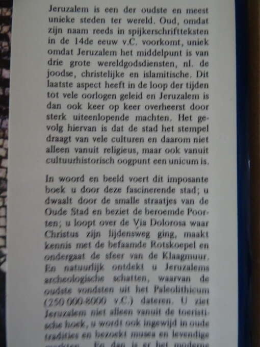 Schlomo S. Gafni Kijk op het Heilige land