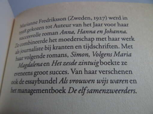 Marianne Fredriksson Inge en Mira