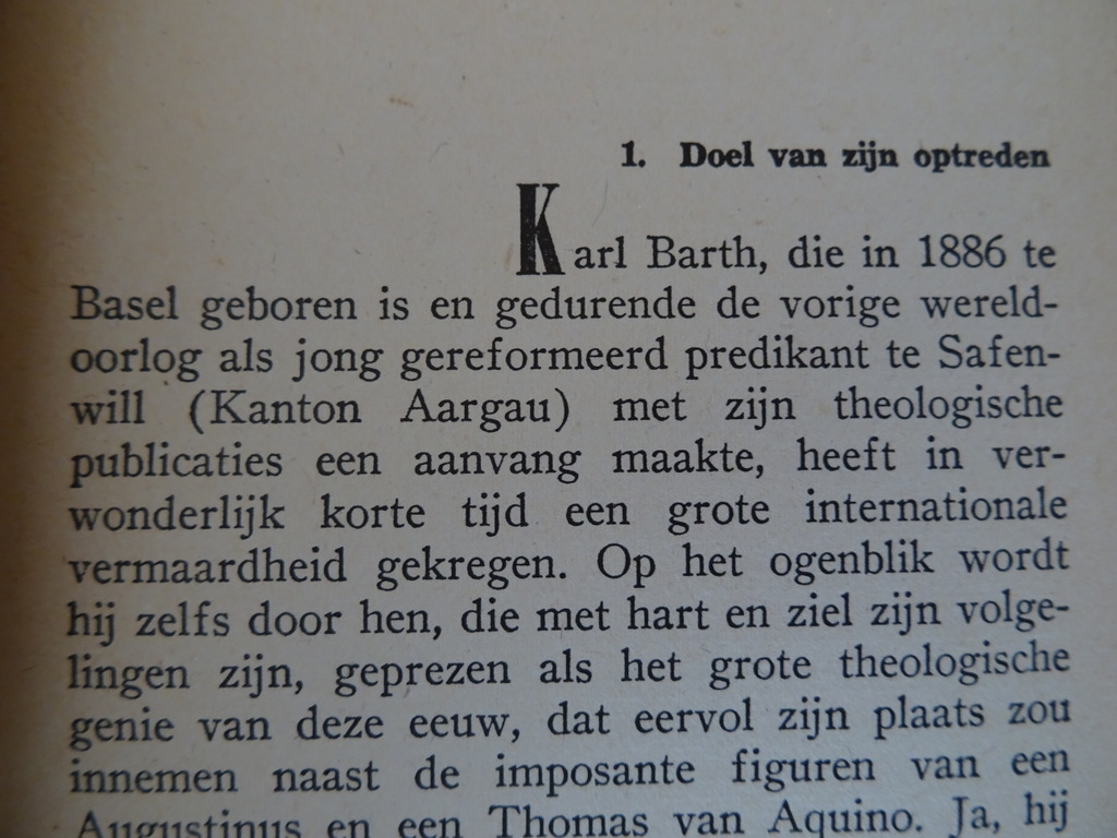 Prof. Dr. J C. de Groot Karl Barth's theologische betekenis - Afbeelding 10