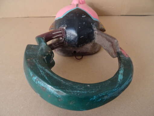 Baule masker Ivoorkust met kraanvogel