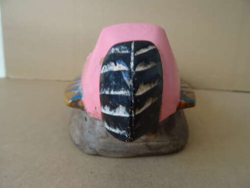 Baule masker Ivoorkust met kraanvogel