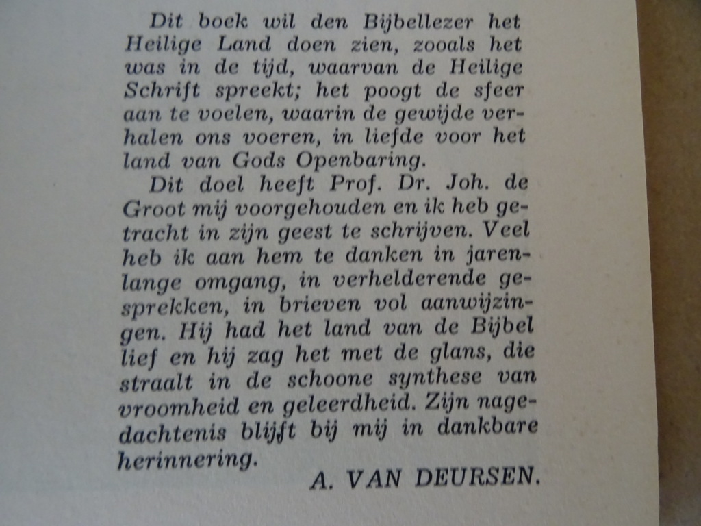 Dr. A. van Deursen Palestina het land van den bijbel - Afbeelding 10