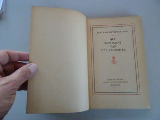 Domanscar Vonier O.S.B. Het sacrament van het kruisoffer