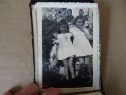 Vintage fotoboekje met 13 foto's