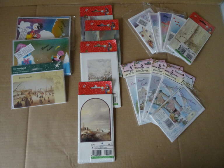 118 Nieuwjaarskaarten Bonne Année nieuw in verpakking