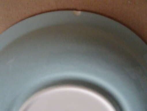 Antieke pastel blauwe kop en schotels Petrus Regout & Co