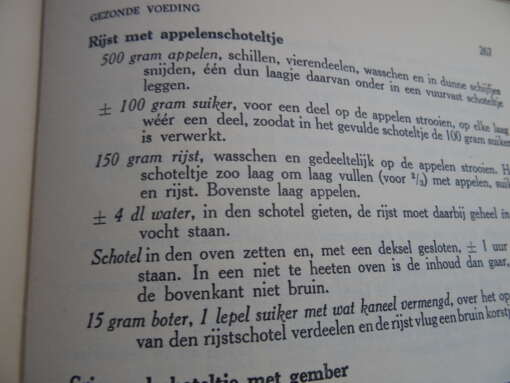 Nederlandsche gezinsboek 1939 met recepten