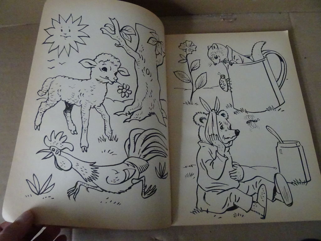 Vintage groot kleur-en tekenboek 112 bladzijden - Afbeelding 13