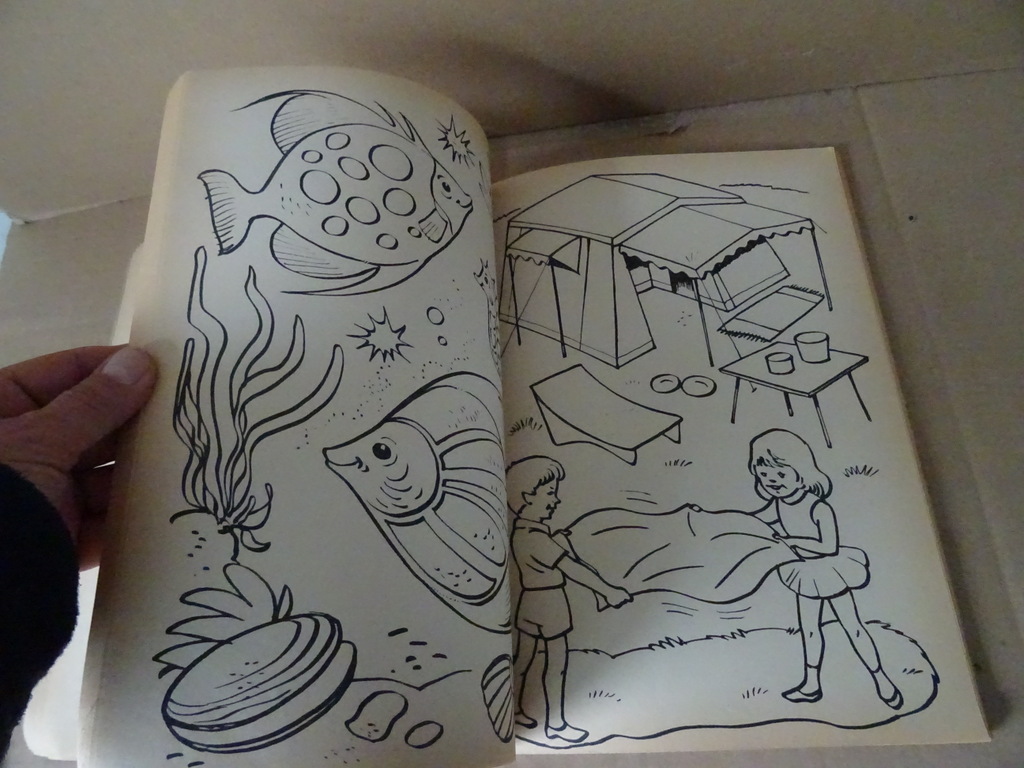 Vintage groot kleur-en tekenboek 112 bladzijden - Afbeelding 21