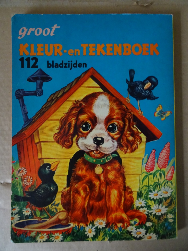 Vintage groot kleur-en tekenboek 112 bladzijden - Afbeelding 24