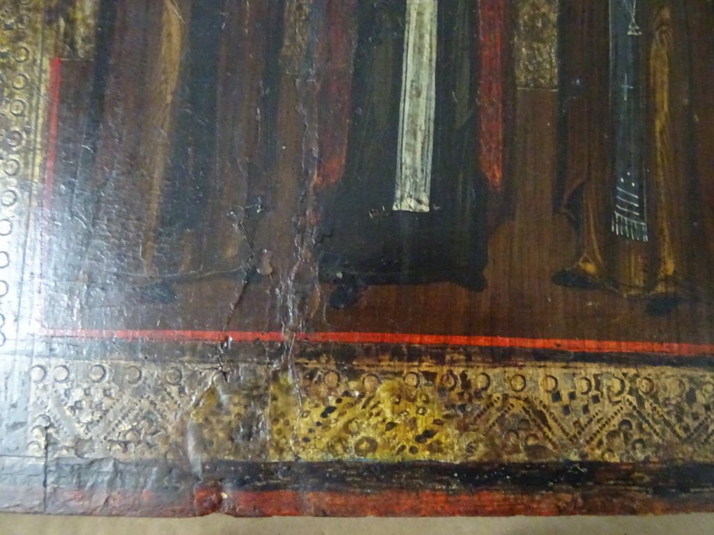 Antiek orthodox icoon de Drie Heilige Hiërarchen - Afbeelding 32