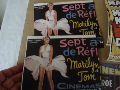 Collectie Franse Marilyn Monroe filmposters