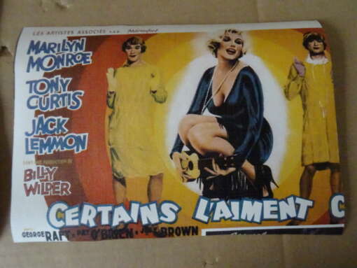 Collectie Franse Marilyn Monroe filmposters