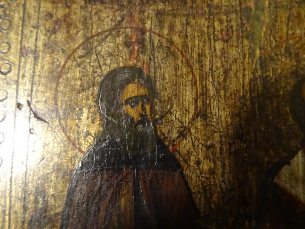 Antiek orthodox icoon de Drie Heilige Hiërarchen - Afbeelding 38