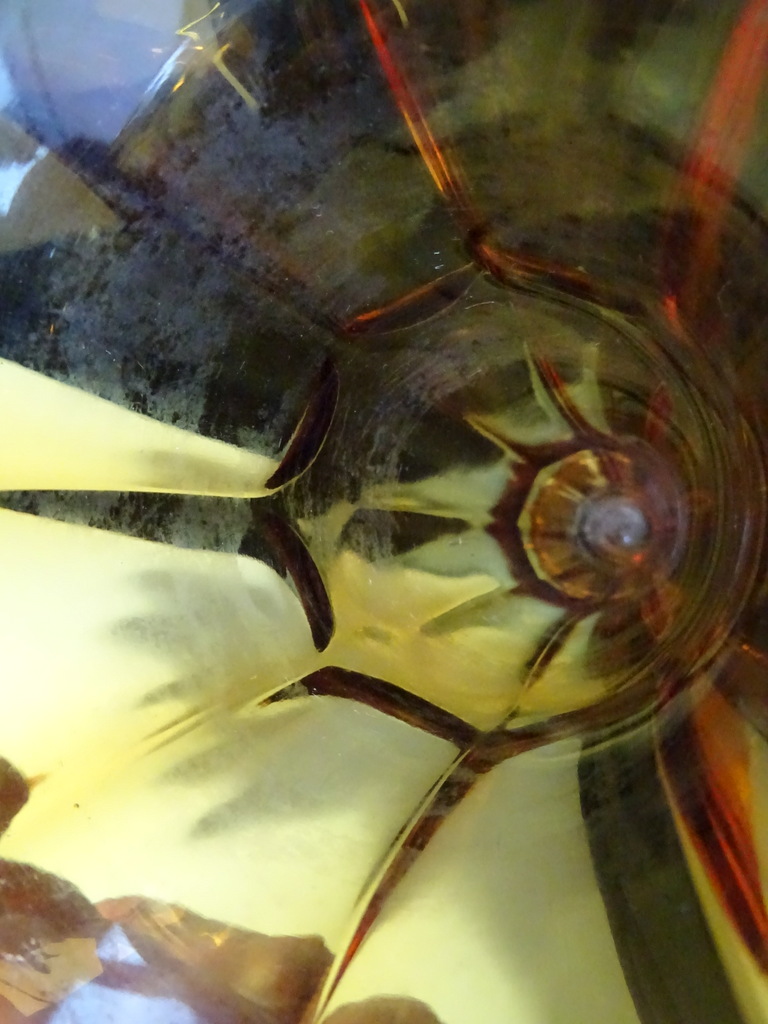 Glazen retro vaas 21cm Glazen retro vaas 21cm