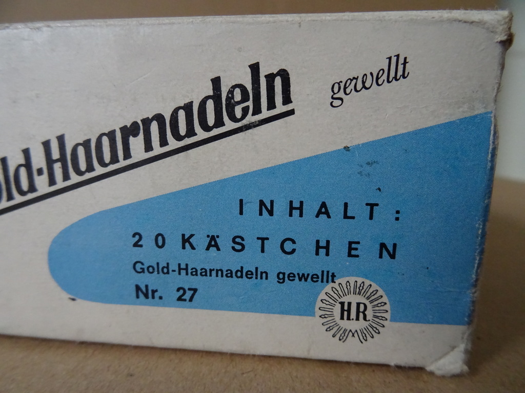Collectie vintage haarspelden H.R. Gold-haarnadeln Collectie vintage haarspelden H.R. Gold-haarnadeln
