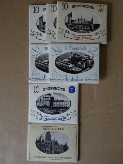 Snapshots Den Haag Amsterdam Scheveningen Rotterdam 9 euro per set