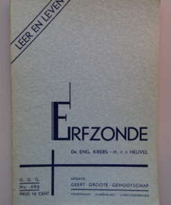 Dr. Engelbert Krebs De leer der erfzonde