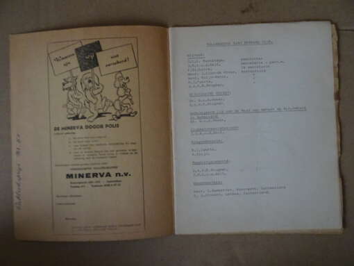 Catalogus kampioensclubmatch Hollandse Sint Bernardclub 1965