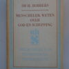 DR H. Robbers Menschelijk weten over God en schepping