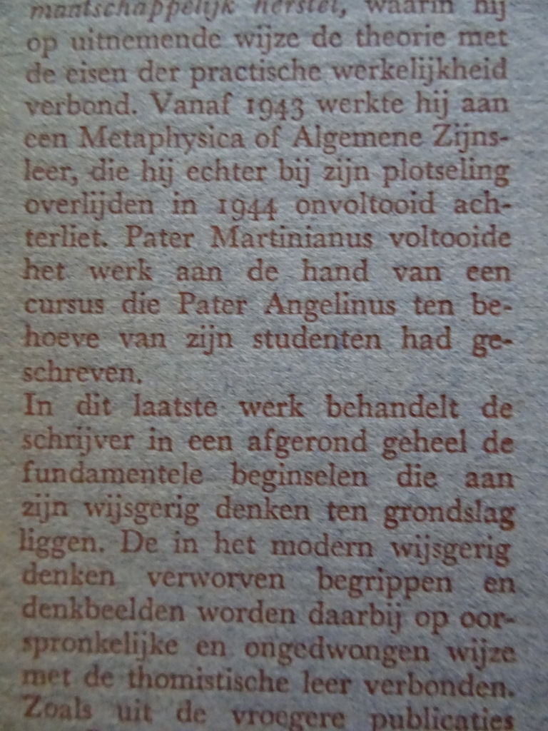 Mr Dr Angelinus O.F.M. Cap. Algemene zijns leer - Afbeelding 7