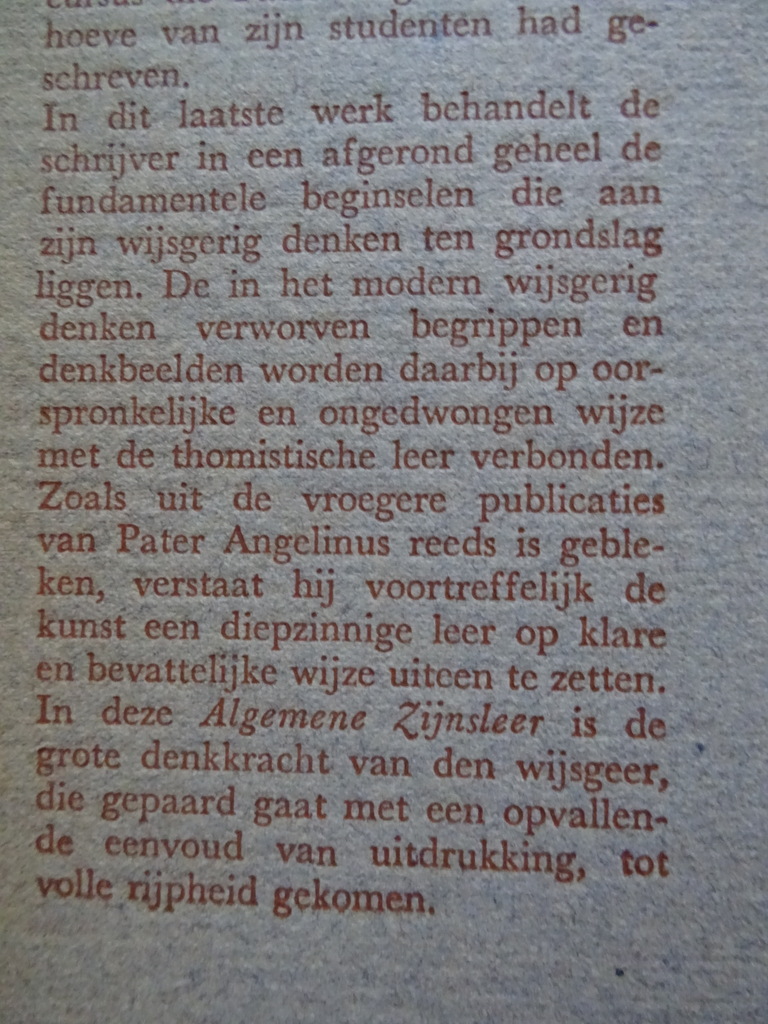 Mr Dr Angelinus O.F.M. Cap. Algemene zijns leer - Afbeelding 8