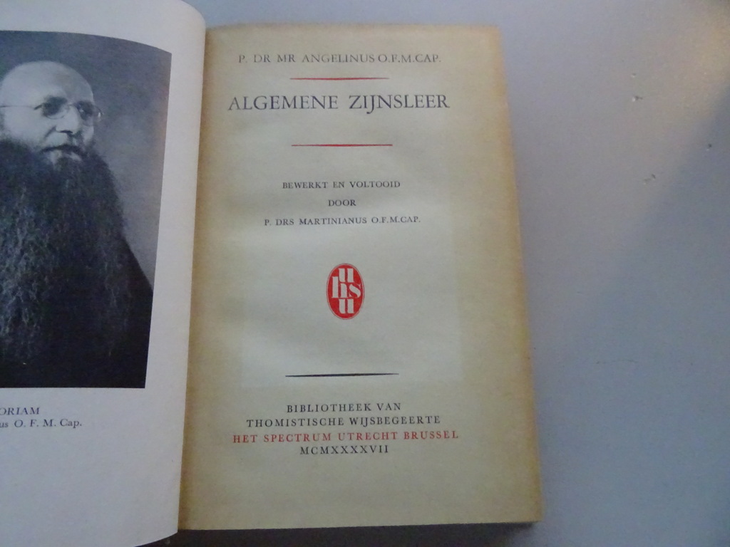 Mr Dr Angelinus O.F.M. Cap. Algemene zijns leer - Afbeelding 10