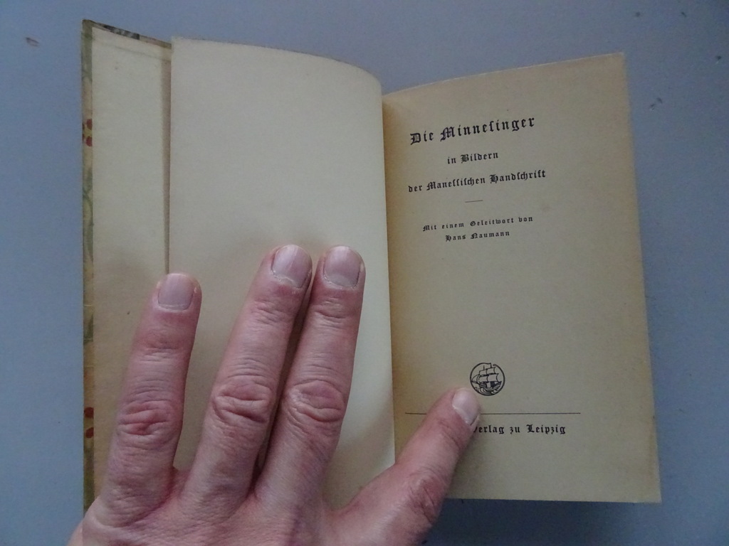 Hans Naumann Die Minnefingern in bildern der Maneffichen Handschrift - Afbeelding 7