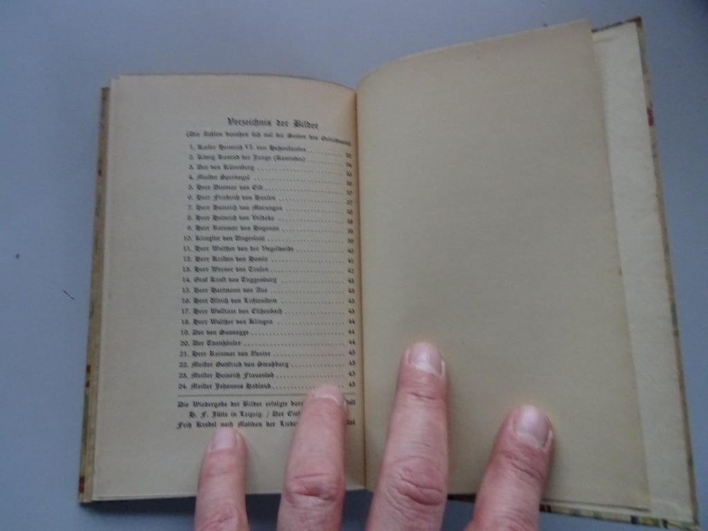 Hans Naumann Die Minnefingern in bildern der Maneffichen Handschrift - Afbeelding 30