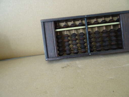 Vintage Chinese abacus van hout