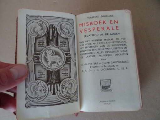 Verguld Mis- en Vesperboek Misboek en Vesperale