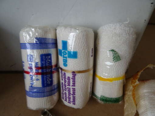Vintage Brocades Verbandtrommel voor autobussen