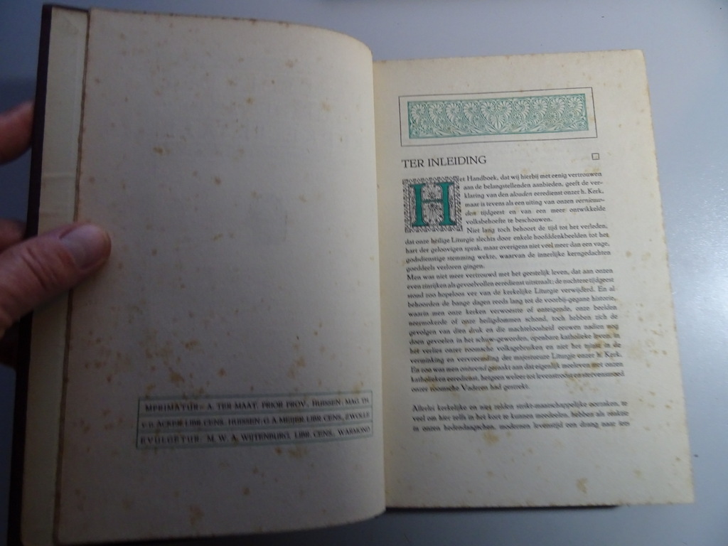 M. C. Nieuwbarn Handboek der Liturgie van het kerkelijk jaar M. C. Nieuwbarn Handboek der Liturgie van het kerkelijk jaar