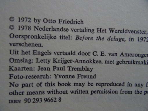 Otto Friedrich Vóór de zondvloed Berlijn in de jaren twintig