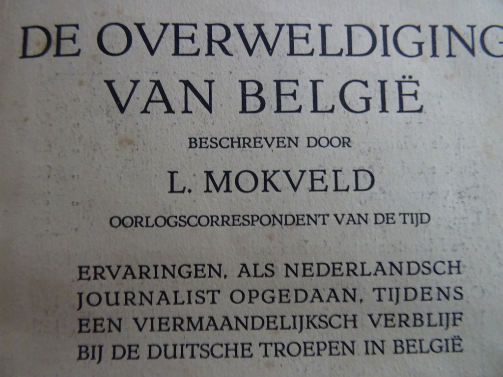 L. Mokveld De overweldiging van België - Afbeelding 11
