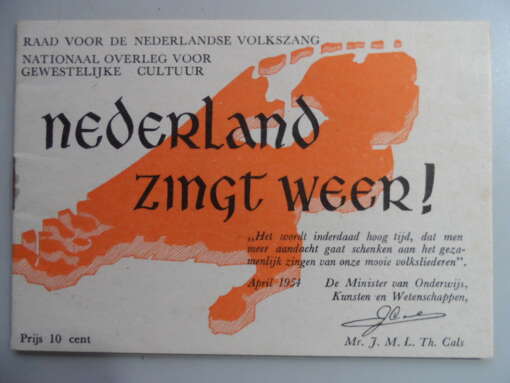 Theo van Steen Pit zangbundel en Nederland Zingt weer!