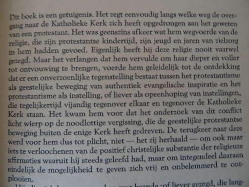 Louis Bouyer Terugblik op het protestantisme