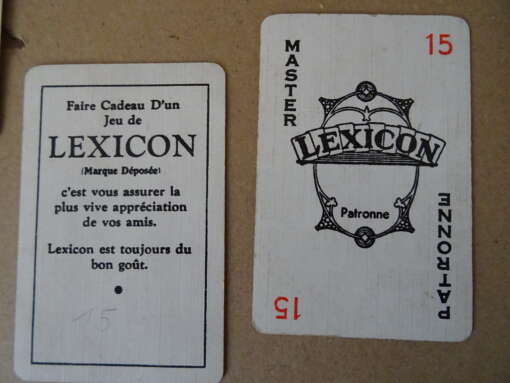 Waddington's Lexicon card game vintage