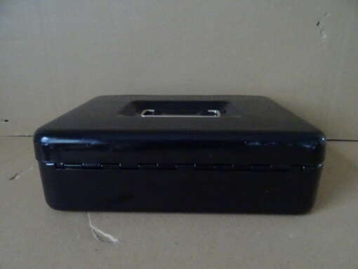 Panzer geldkist vintage 24,5 x 18 x 7,5 cm