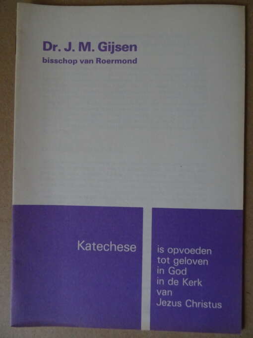 Boekjes Dr. J.M. Gijsen bisschop van Roermond