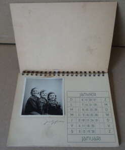 Kalender Polyfoto 1952 met kinderfoto's nieuw
