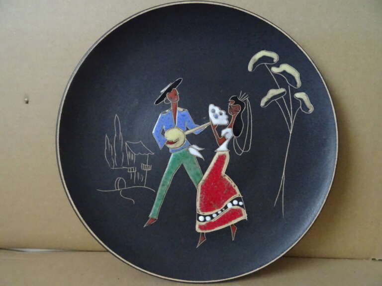 Wandbord uit Grenada vintage