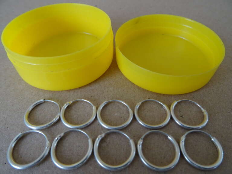 Alternative view of Zilveren oorringen 12mm 925 STB 9 euro per set Nieuw