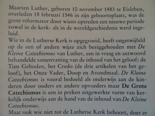 Dr. Maarten Luther De grote catechismus