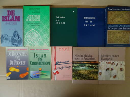 Collectie boeken over de Islam