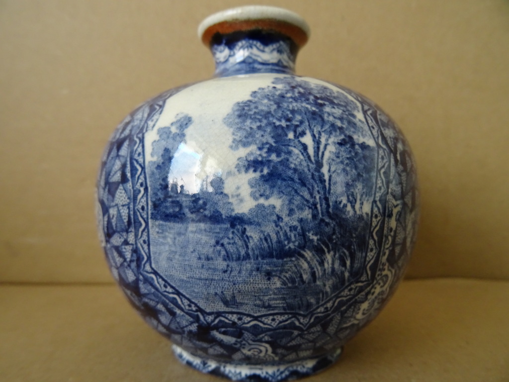 Antiek vaasje Villeroy & Boch 9cm - Afbeelding 2