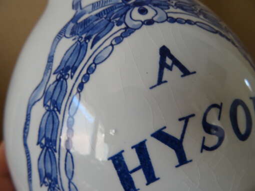 Delfts blauwe Apothekerspot A HYSOPI 29cm