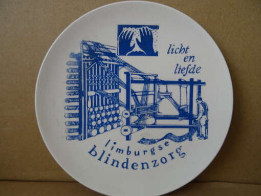 Wandbordje Licht en liefde Limburgse blindenzorg